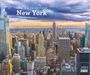 : Über den Dächern von New York 2025 - Städte-Reise-Kalender - Querformat 60 x 50 cm - Spiralbindung, KAL