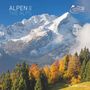 : Alpen 2025 - Broschürenkalender 30x30 cm (30x60 geöffnet) - Kalender mit Platz für Notizen - The Alps - Bildkalender - Wandplaner - Naturkalender, KAL