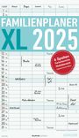 : Familienplaner XL 2025 mit 6 Spalten - Familien-Timer 26x45 cm - Offset-Papier - mit Ferienterminen - Wand-Planer - Familienkalender - Alpha Edition, KAL