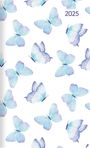 : Taschenplaner Style Schmetterling 2025 - Taschen-Kalender 9,5x16 cm - seperates Adressheft - 1 Seite 1 Woche - 64 Seiten - Notiz-Heft - Alpha Edition, Buch