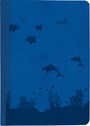 : Buchkalender Nature Line Ocean 2025 - Taschen-Kalender A5 - 1 Tag 1 Seite - 416 Seiten - Umwelt-Kalender - mit Hardcover - Alpha Edition, KAL