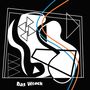 „Das Wrack“ steht unter abstrakten Schwarz-Weiß-Formen mit blauen und orangefarbenen Linien.