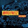 "MARIONETZ" in roter Schrift auf gelbem Hintergrund, "JETZT KNALLTS" in gelber Schrift auf rotem Rechteck; dahinter Menschenmenge.