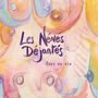 Text: "Les Nénés Déjantés - Ôdes en vie." Farbige, abstrakte Illustration mit runden Formen und sanften Pastelltönen.