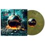 „BALLS TO THE WALL RELOADED“. Eine Abrissbirne durchbricht eine Wand. Eine Vinylplatte in olivgrünem Ton.