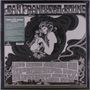 "San Francisco Sound" ist oben in geschwungener Schrift. Darunter eine stilisierte Frau mit Blumen in schwarz-weißem Design.
