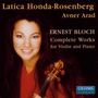Ernest Bloch (1880-1959): Sämtliche Werke für Violine & Klavier, CD