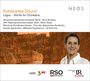 Text über Musik von Konstantia Gourzi. Orchester und Dirigenten sind aufgelistet. Unten Logos von Radio und Kooperationen.