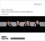 "Flex Horizon" ist der Titel, darunter Komponisten: Gabriel Fauré, Gérard Pesson, Gordon Williamson. Vier Personen mit Streichinstrumenten.