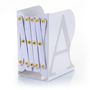 : MyLibrary Flexibles A-Z Metall-Buchregal (weiß), Div.