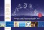 "Vorläufiges Cover: Sternen- und Planetenkalender 2027. Illustrationen von Sternbildern am Nachthimmel mit Text über Planeten."
