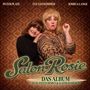 „Salon Rosie - Das Album“ in großen Buchstaben. Zwei Personen in Retro-Outfits posieren vor einem gemusterten Hintergrund.