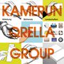 KAMERUN QRELLA GROUP in großen Buchstaben, darunter "Abteilung Blühende Landschaften". Illustrationen von Händen und Objekten.