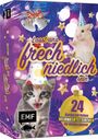 Adventskalender-Kartenset: Lasst uns frech und niedlich sein - 24 liebe Weihnachtstierchen für dich, Div.