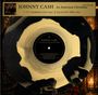 "Johnny Cash An American Christmas with Friends" steht oben, gefolgt von "1.111 numbered units only | Collectors 180g vinyl". Darunter ist eine Vinylplatte abgebildet.