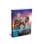 "Spice and Wolf VOL. 4 LIMITED EDITION. FSK 16. Illustration von vier Anime-Figuren vor einem farbigen Himmel."