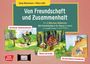 : Von Freundschaft und Zusammenhalt - 3 x 5 Märchen-Bildkarten. Mit Arbeitsblättern für Klasse 3 und 4. Kamishibai Bildkartenset, Div.