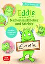 Eddie-Namensaufkleber und Sticker für Kita, Schule und Freizeit, Div.