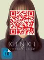 Titel: KINKI CURSED LAND. Altersfreigabe: FSK ab 16. Ein Gesicht ist von einem roten QR-Code verdeckt.