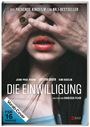 Text: "Der packende Kinofilm zum Nr.1-Bestseller", "Die Einwilligung". Eine Frau, Lippen rot, Hände verdecken ihre Augen.