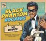 "Black Phantom Rockers #2 The Dance". Mann mit Maske spielt Gitarre, Comic-Stil, Retro-Design.
