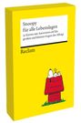 Charles M. Schulz: Snoopy für alle Lebenslagen. 52 Karten mit Antworten auf die großen und kleinen Fragen des Alltags (Kartenbox), Buch