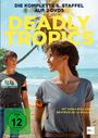 „Die komplette 6. Staffel auf 2 DVDs, DEATHLY TROPICS, FSK ab 12“, zwei Personen am Strand, eine Palme im Hintergrund.