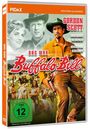 DVD-Cover von "Das war Buffalo Bill" mit Porträts. "Gordon Scott", "Western-Klassiker", FSK 12. Reiter im Hintergrund.