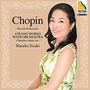 „Chopin“, „4 Piano Works with Orchestra“, „Masako Ezaki“. Frau in grünem Kleid vor beigem Hintergrund, Triton-Logo oben rechts.