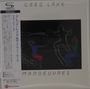 **GREG LAKE** und **MANOEUVRES** in Großbuchstaben, mit tanzenden Figuren in Rot, Blau und Grün gegen dunklen Hintergrund.