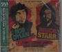 Bob Dylan, Ringo Starr, "It Don't Come Easy," Live in Frejus 1989. Buntes Cover mit Porträts und dynamischen Farben.