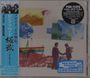 Texte: "Pink Floyd", "Includes The Hits", "NEW MUSIC FRIDAYS". Illustration mit Pyramiden, einem Schwein und zwei Figuren beim Handschlag.