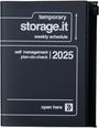 : MARK'S 2024/2025 Taschenkalendar A6 vertikal, Storage it // Black, Buch