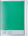 : MARK'S 2024/2025 Taschenkalender A6 vertikal, COLORS // Green, Buch
