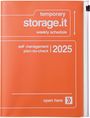 : MARK'S 2024/2025 Taschenkalender A5 vertikal, Storage it // Orange, Buch