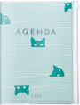 : MARK'S 2024/2025 Taschenkalender A5 vertikal, Cats, Green, Buch