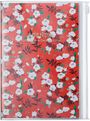 : MARK'S 2024/2025 Taschenkalender B6 vertikal, Flower Pattern // Red, Buch