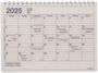 : MARK'S 2025 Tischkalender S // Ivory, KAL