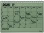 : MARK'S 2025 Tischkalender S // Khaki, KAL