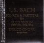 Johann Sebastian Bach (1685-1750): Sonaten & Partiten für Violine BWV 1001,1004,1006, CD