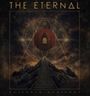 Text: "THE ETERNAL" und "OBSCURED HORIZONS". Eine mystische Szene mit Pyramide, Treppe und geometrischen Formen.