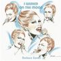 Illustration von fünf Gesichtern einer Frau mit Mikrofon. Text: "I WISHED ON THE MOON", "Barbara Carroll".