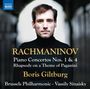 Sergej Rachmaninoff: Klavierkonzerte Nr.1 & 4, CD