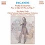 Niccolo Paganini: Violinkonzerte Nr.1 & 2, CD