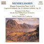 Felix Mendelssohn Bartholdy (1809-1847): Klavierkonzerte Nr.1 & 2, CD