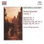 Felix Mendelssohn Bartholdy: Streichquartette Nr.3 & 6, CD