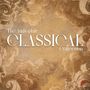 „The Audiophile Classical Collection“ in weißen Buchstaben auf einem gemäldeartigen Hintergrund mit wolkigem Muster.