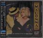 "Madonna", "I'm Breathless", "Music from and inspired by the film Dick Tracy". Mann im gelben Anzug, Frau mit blonden Locken.