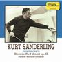 "Kurt Sanderling, Shostakovich, Sinfonie Nr. 5 d-moll op. 47, Berliner Sinfonie-Orchester" steht auf einer Schallplattenhülle.