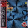 Text: "Clear Red Vinyl", "Skips Step Collagen", "Hiroshi Suzuki". Hintergrund: Blaue, spiralförmige Muster.